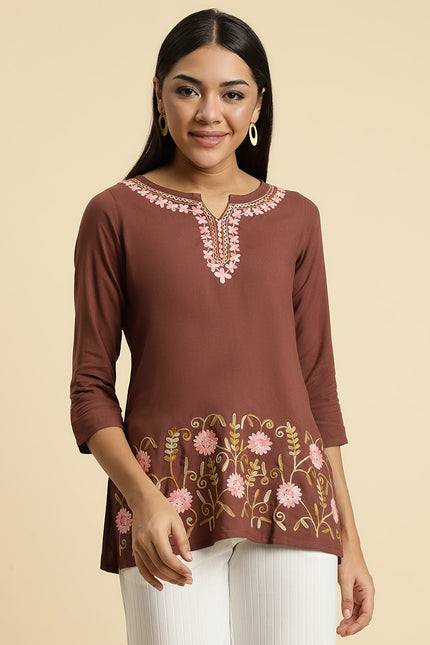 Hiba Aari Short Kurti For Women