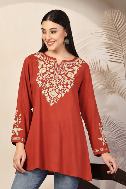 Jasmine A-Line Short Kurti For Women