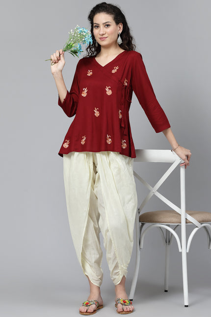 Short Angrakha Kurti For Women