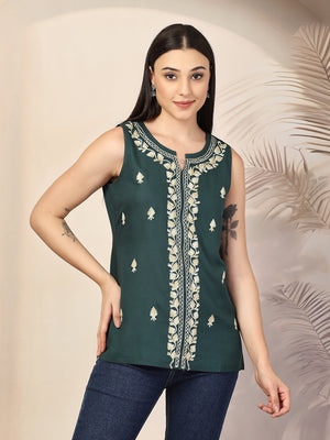 Iqra Sleeveless Kurti For Women