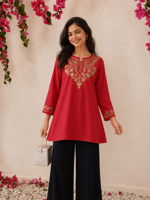 Naila A-Line Short Kurti For Women
