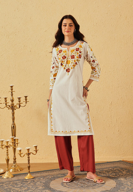Mahnaz Aari Long Kurti For Women