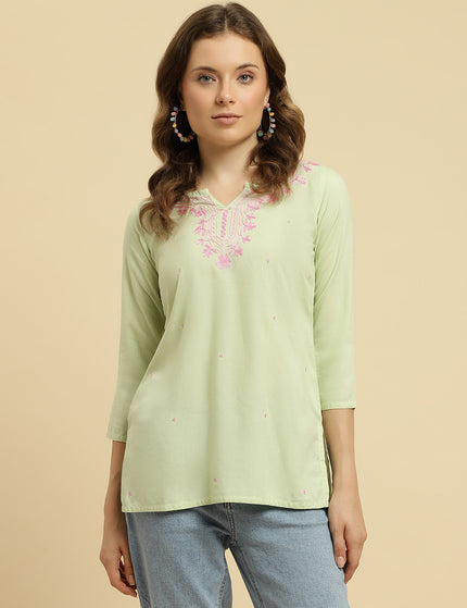 Pash Boota Short Kurti For Women