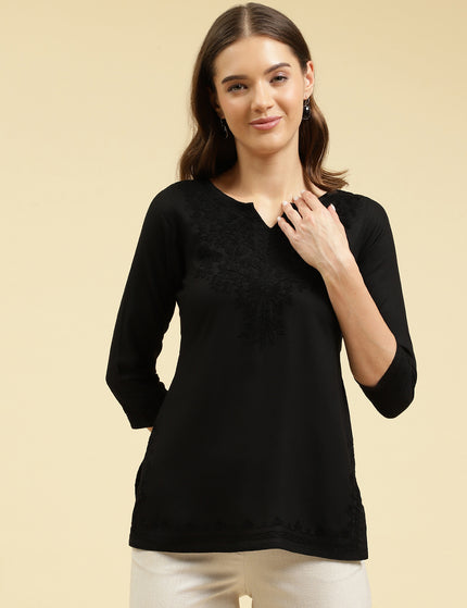 Zahra Self Aari Short Kurti For Women