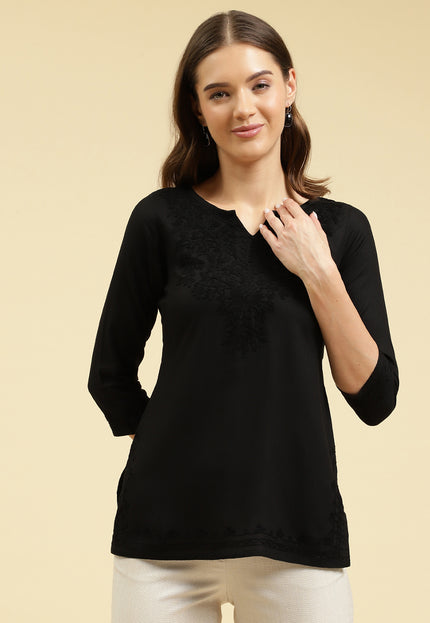 Zahra Self Aari Short Kurti For Women