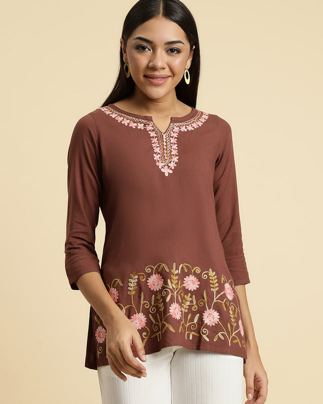 Hiba Aari Short Kurti For Women