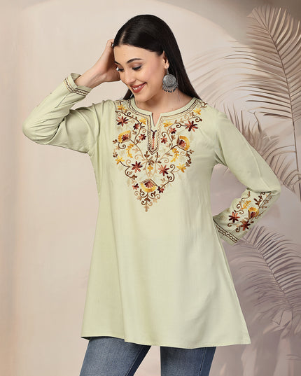 Jasmine A-Line Short Kurti For Women