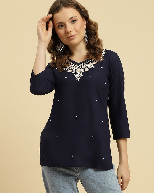 Boota Reel Short Kurti For Women