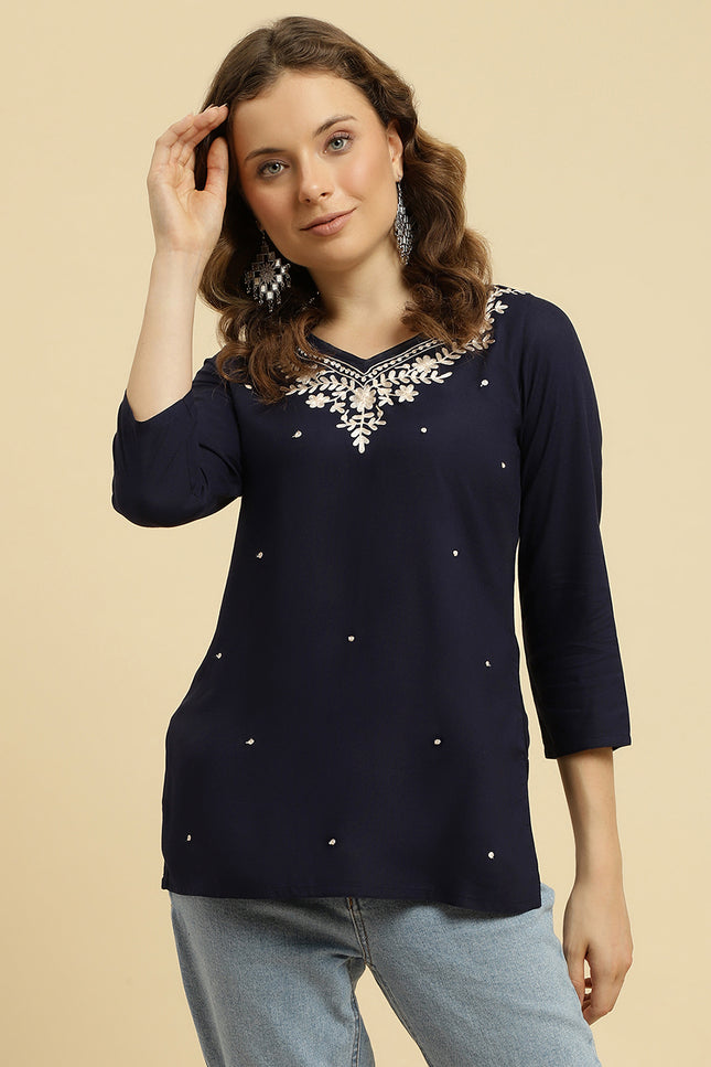 Boota Reel Short Kurti For Women