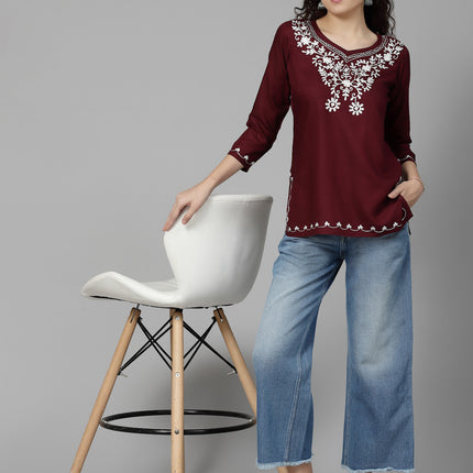 Resham Short Kurti For Women