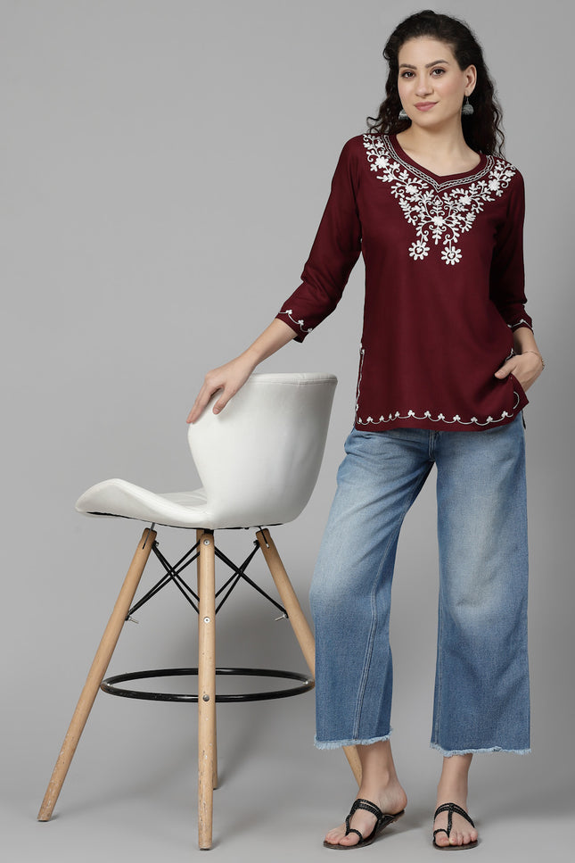 Resham Short Kurti For Women