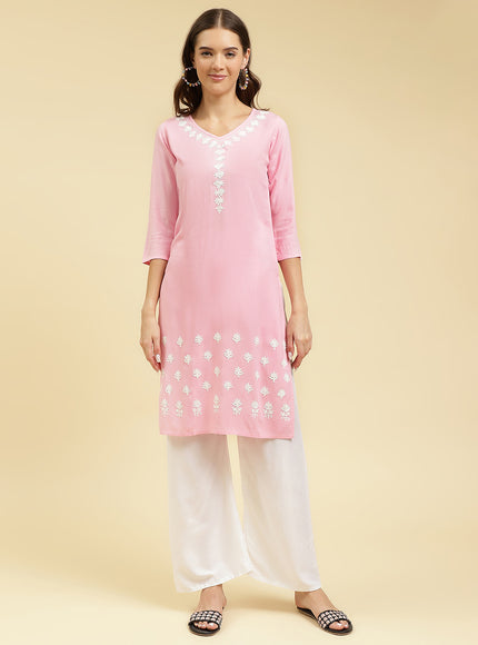 Gul Aari Long Kurti For Women