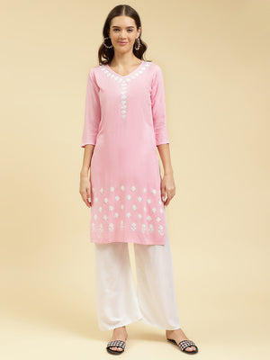 Gul Aari Long Kurti For Women