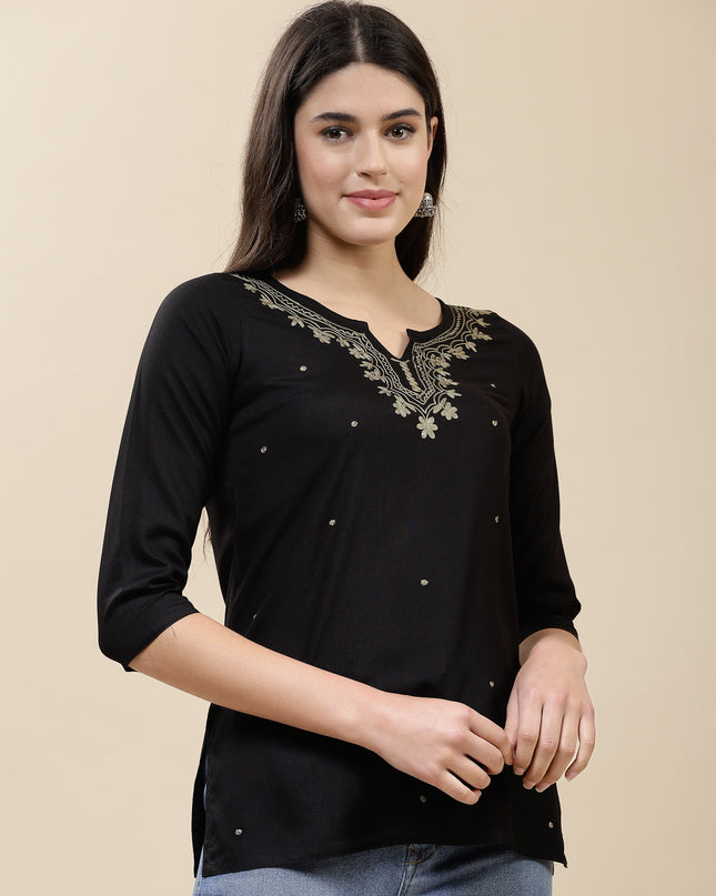 Pash Boota Short Kurti For Women