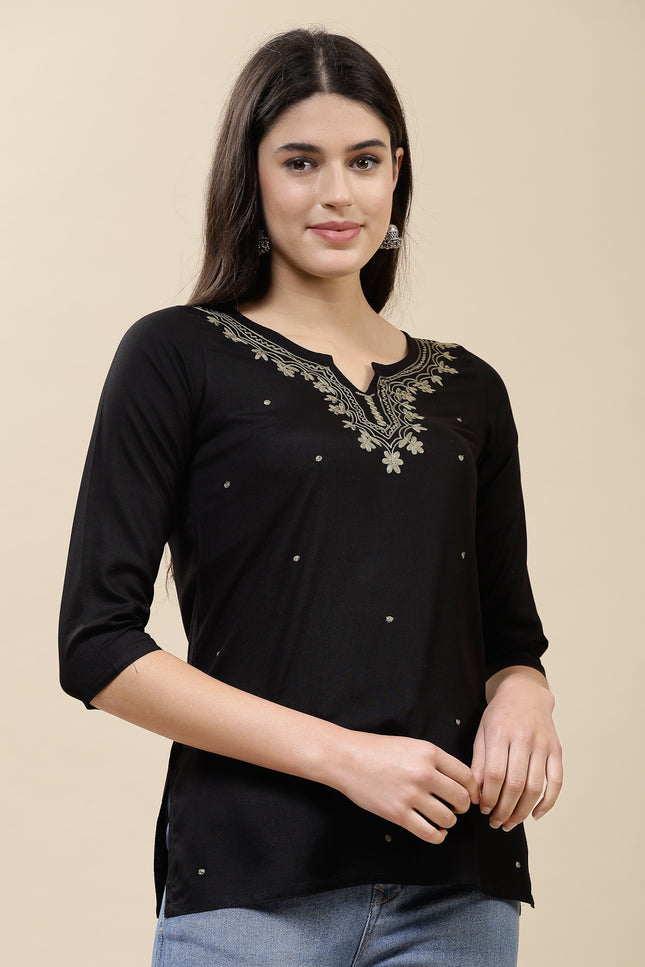 Pash Boota Short Kurti For Women