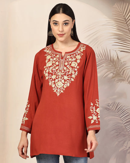 Jasmine A-Line Short Kurti For Women