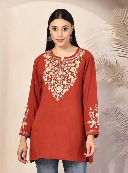 Jasmine A-Line Short Kurti For Women