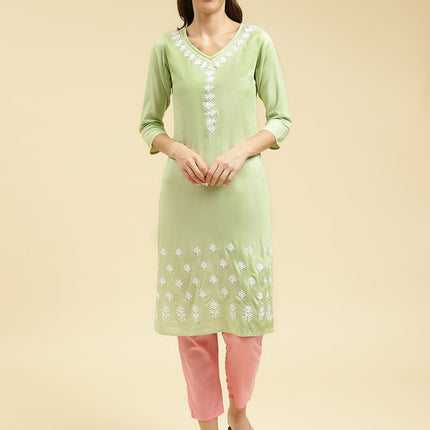 Gul Aari Long Kurti For Women