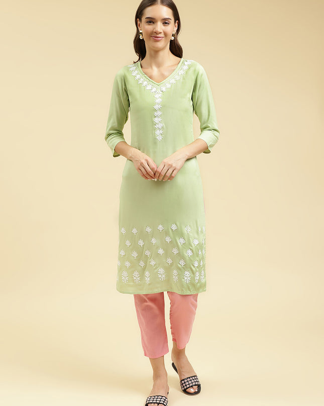 Gul Aari Long Kurti For Women