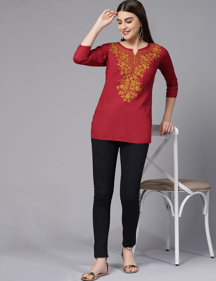 Aari Short Kurti For Women