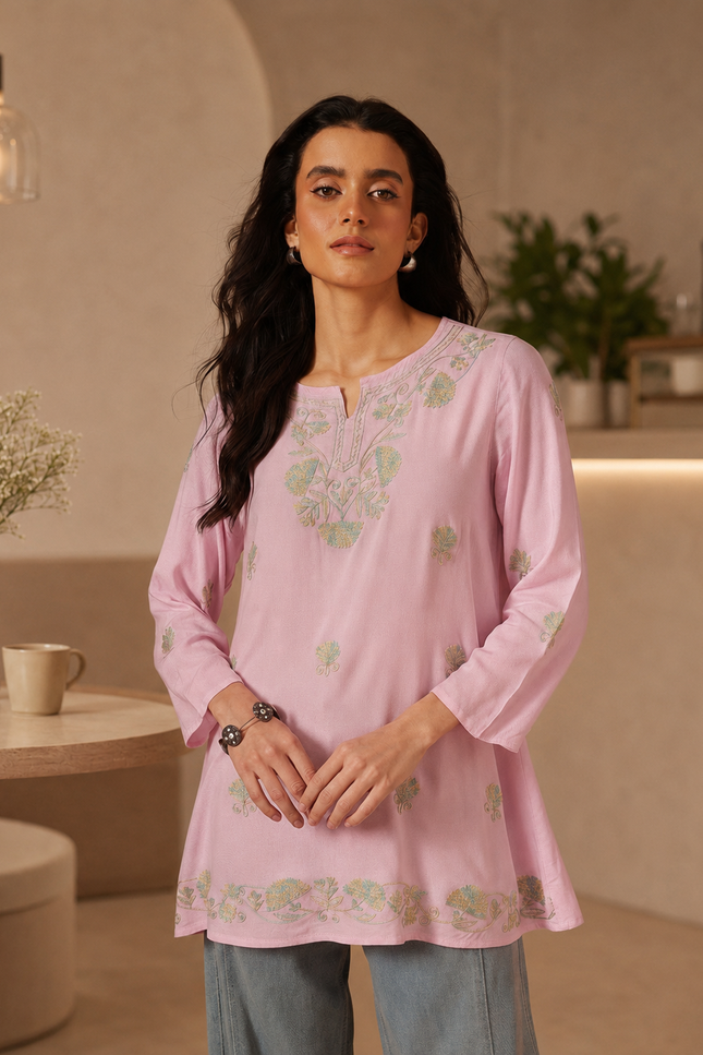 Zayesha A-line Short Kurti For Women