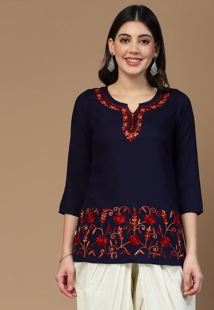 Hiba Aari Short Kurti For Women