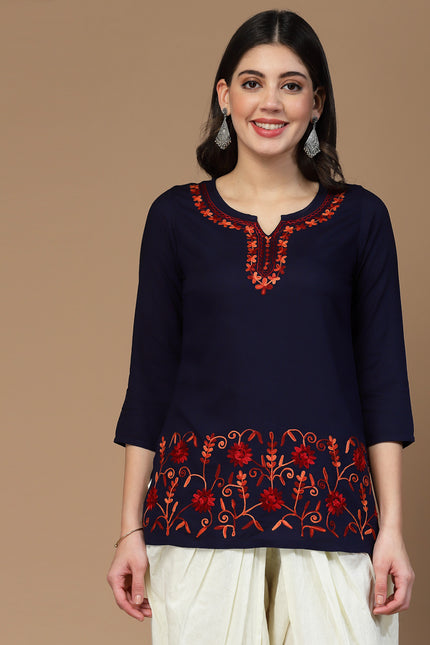 Hiba Aari Short Kurti For Women