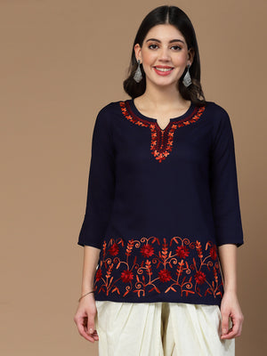 Hiba Aari Short Kurti For Women
