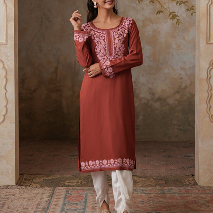 Firdousi Long Kurti For Women
