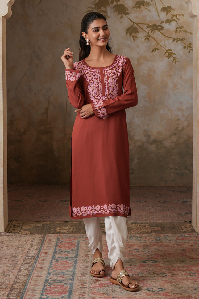 Firdousi Long Kurti For Women