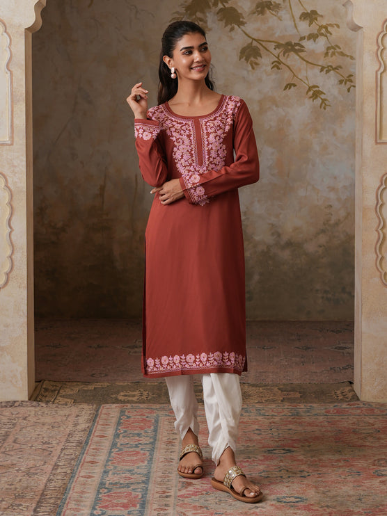 Firdousi Long Kurti For Women