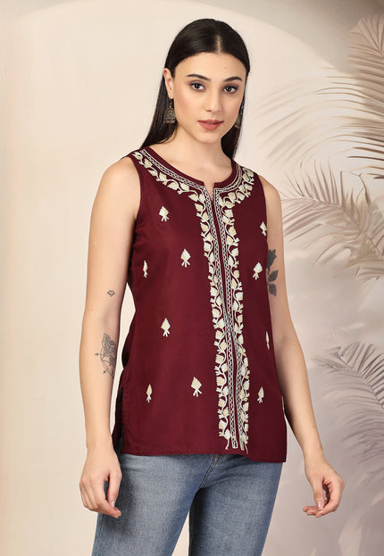 Iqra Sleeveless Kurti For Women