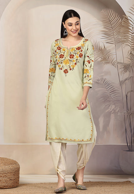 Mahnaz Aari Long Kurti For Women