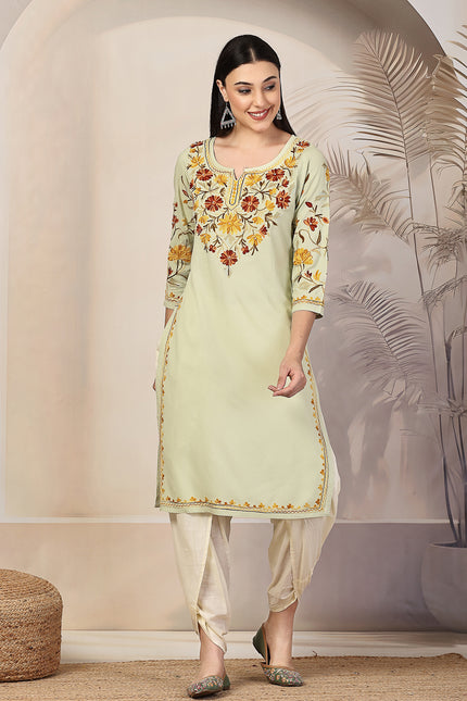 Mahnaz Aari Long Kurti For Women