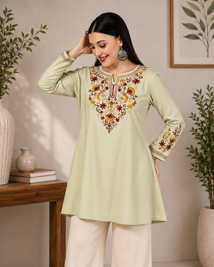 Jasmine A-Line Short Kurti For Women
