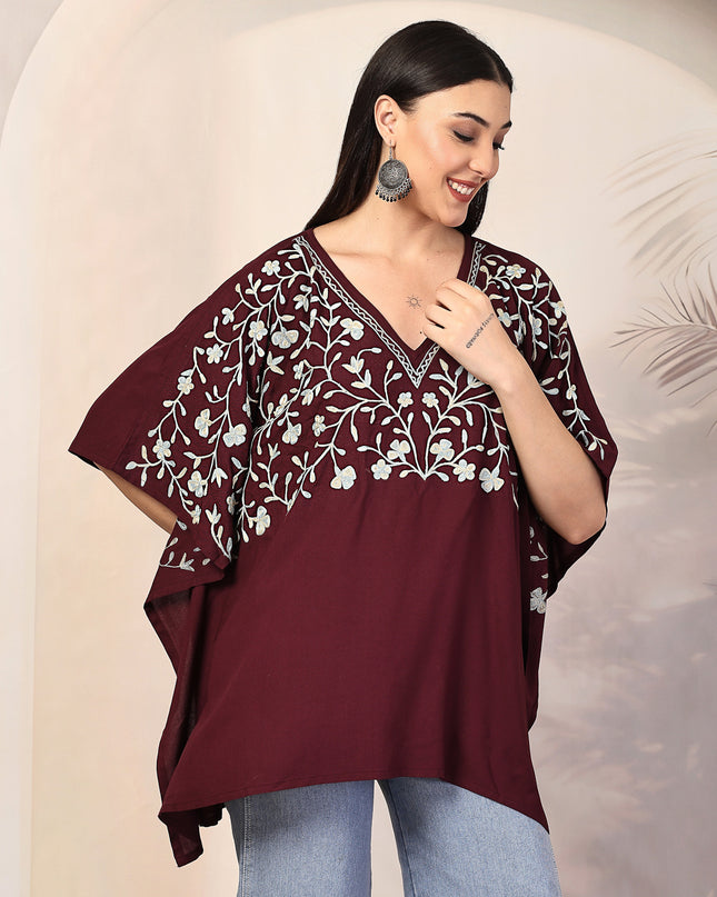 Sheen Kaftan Short Kurti For Women