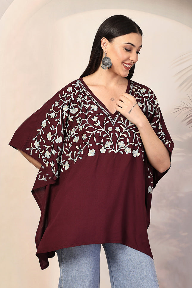 Sheen Kaftan Short Kurti For Women