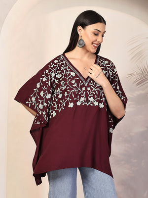 Sheen Kaftan Short Kurti For Women