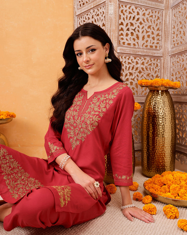 Dilnaz Zari Co-Ord Set For Women