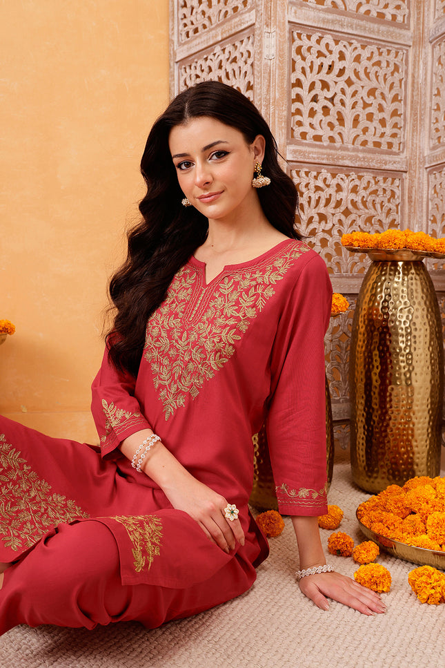 Dilnaz Zari Co-Ord Set For Women