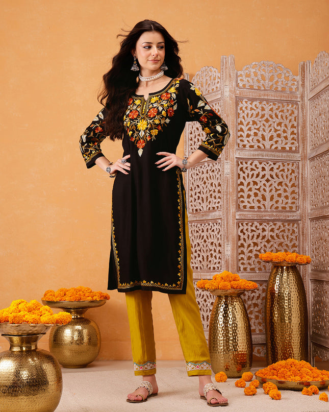 Mahnaz Aari Long Kurti For Women