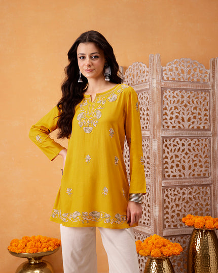 Zayesha A-line Short Kurti For Women