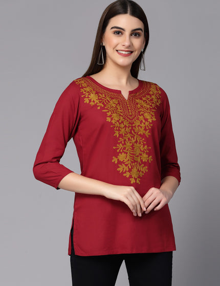 Aari Short Kurti For Women