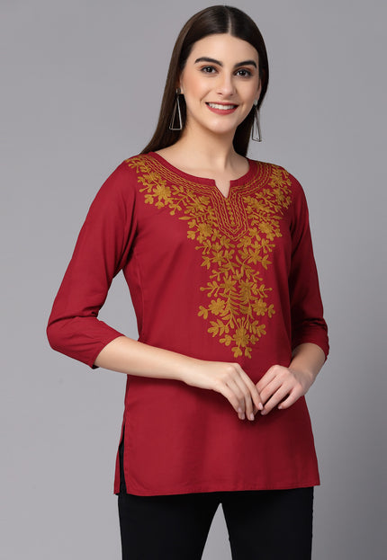 Aari Short Kurti For Women
