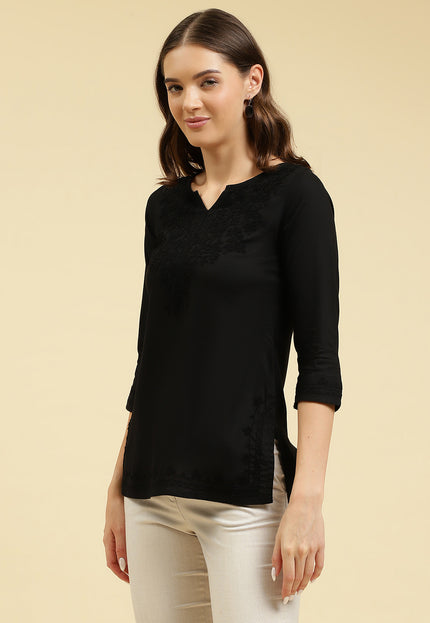 Zahra Self Aari Short Kurti For Women