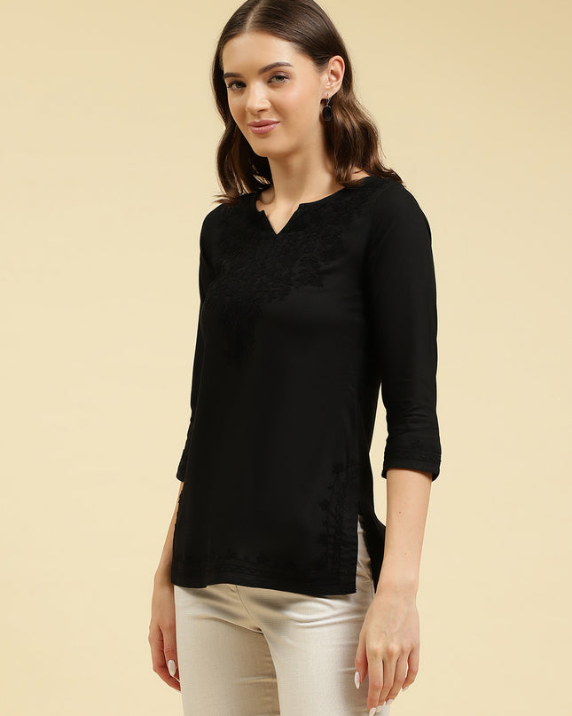 Zahra Self Aari Short Kurti For Women