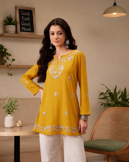 Zayesha A-line Short Kurti For Women