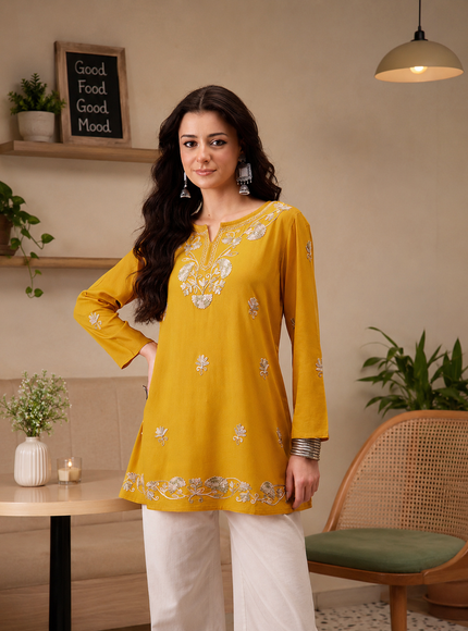 Zayesha A-line Short Kurti For Women