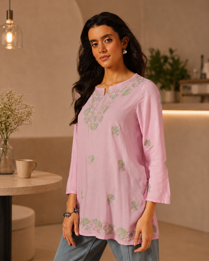 Zayesha A-line Short Kurti For Women