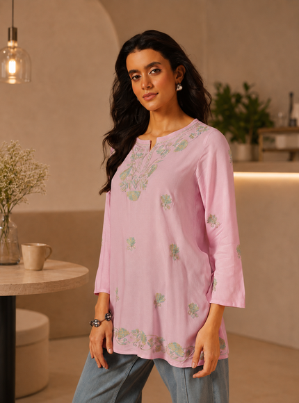 Zayesha A-line Short Kurti For Women